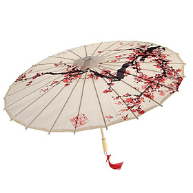 Chinese Style Art Oil Paper Umbrella Ceiling Decor Classic Dance Umbrella