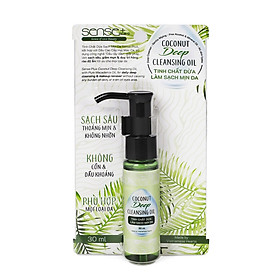 Dầu Tẩy Trang Sense Plus Coconut Deep Cleansing Oil Thiên Nhiên Sạch Sâu 30ml