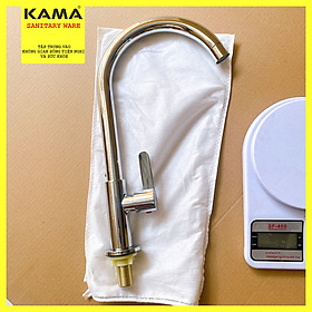Mua Vòi rửa chén bát lạnh chính hãng KAMA RC01-LL đồng mạ crome phù hợp với mọi bồn rửa chén bát  không chì  an toàn cho sức khỏe - Mẫu mới 2021