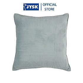 Gối trang trí | JYSK Vivendel | polyester | be/xanh | R45xD45cm