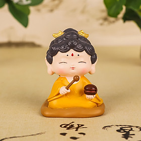 Mua Tượng Phật A di Da Ban Phước Đế Gỗ Hoa Sen Trang Trí_ Hàng chính hãng