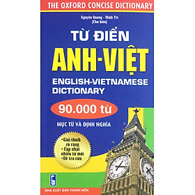 [Download Sách] NDB - Từ điển Anh - Việt 90.000 Từ ( Mục Từ và Định Nghĩa)