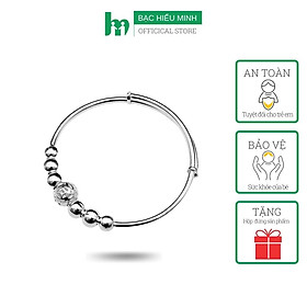 Lắc Tay Lắc Chân Trẻ Em Bạc Hiểu Minh LTE113