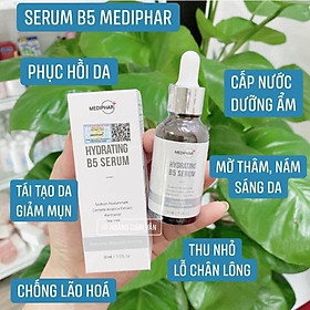 Serum Dưỡng Cấp Ẩm Phục Hồi Trắng Sáng Da Mờ Thâm Sạm Nám Cấp Nước Giảm Lão Hóa Da MEDIPHAR+ HYDRATING B5 30ml