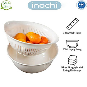Mua Bộ Thau Rổ Nhựa Cao Cấp Yoko 30cm Inochi  Thau Rổ Nhựa Đa Năng Chắc Chắn  Sang Trọng Gọn Gàng  An Toàn Cho Sức Khỏe