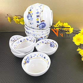 Mua 5 CHÉN CƠM + 5 CHÉN CHẤM - MECA bóng đẹp   HÀNG VIỆT NAM CHẤT LƯỢNG CAO  Hoa văn sang trọng