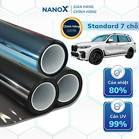Phim cách nhiệt ô tô 7 chỗ gói giá rẻ NanoX