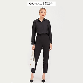 Quần tây nữ cơ bản lưng nhọn GUMAC QB756