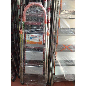 Mua Thang nhôm ghế tay vịn khung inox 5 Bậc tiện lợi cho gia đình việt