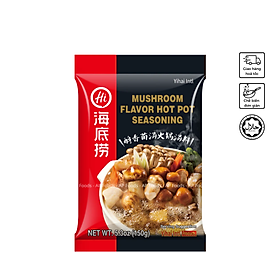 Cốt lẩu Haidilao - Lẩu nấm 110g Mushroom Flavour Hot Pot Seasoning