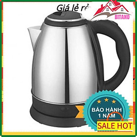 Mua Ấm Siêu Tốc BITANO Chất Liệu Inox Dung Tích 1.8L Electric Kettle
