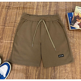 Quần ngố nam, quần short đùi thể thao nam vải thun cotton dệt sợi-OMAN QS81