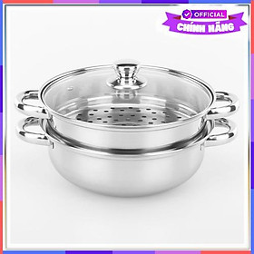 Mua Bộ Nồi Lẩu Xửng Hấp 2 Tầng Vouller Inox Đa Năng - Hàng Chính Hãng