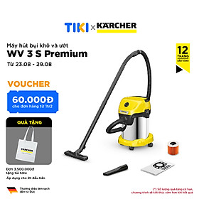 Máy hút bụi khô và ướt Karcher WD 3 S Premium (new 2022) - Hàng chính hãng