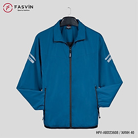 Áo khoác thể thao nam Fasvin 02 lớp chất vải gió dán dầy dặn ấm áp gấu viền chun nhỏ ABD23608.HN