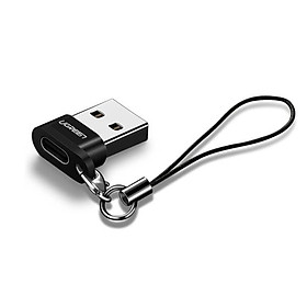 Ugreen UG50568US280TK Màu Đen Đầu chuyển đổi USB 2.0 dương sang TYPE C âm - HÀNG CHÍNH HÃNG