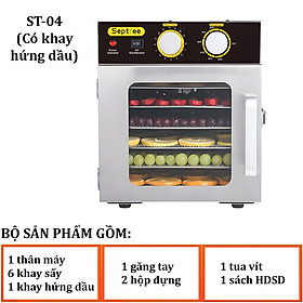 Mua Máy sấy thực phẩm tích hợp đèn UV diệt khuẩn  thương hiệu Mỹ Septree cao cấp ST-04 - HÀNG CHÍNH HÃNG