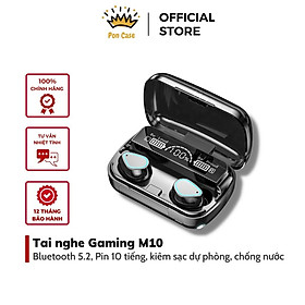 Mua Tai Nghe Bluetooth Gaming M10 Pro Tai Nghe Không dây phiên Bản Nâng Cấp Pin Trâu  Nút Cảm Ứng Tự Động Kết Nối Pon Case