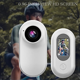 Camera Hành Động Mini Chống Rung 1080P Full HD Gắn Đầu Lực Hút Từ Tính Camera Chuyển Động DV Đầu Ghi Hình Thể Thao Mũ Bảo Hiểm Xe Đạp Màu sắc: Trắng