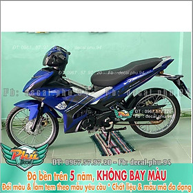 Tem rời Exciter 150 Y15ZR Xanh đen Gp (X)