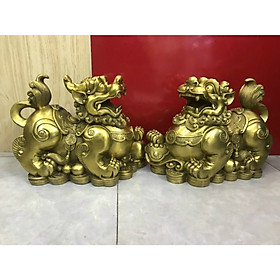 Mua Đôi Tỳ hưu như ý - Tỳ hưu đồng nguyên khối (kt 28x34cm)