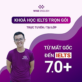 KHÓA HỌC TRỌN GÓI IELTS ONLINE/OFFLINE: NÂNG BAND THẦN TỐC, TỪ MẤT GỐC ĐẾN IELT 7.0+, RÚT NGẮN 80% THỜI GIAN HỌC MÀ VẪN ĐẠT KẾT QUẢ CAO