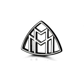 Bộ 2 chiếc logo biểu tượng Maybach Inox cao cấp dán hông xe G80707 (Chất liệu hợp kim cao cấp)