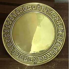 Gương bát quái đồng phong thủy lõm loại 11.5 cm 900031