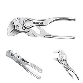 Kìm Mỏ Lết Cờ Lê Knipex 86 04 100 XS Mini Mở Đến 21mm Bản Mới 2021