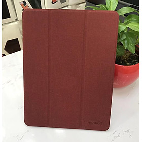 Bao da hiệu Mutural kèm khay đựng bút DÀNH CHO iPad Mini 6  - Hàng nhập khẩu - Màu đỏ