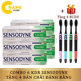 Mua Combo 6 Kem đánh răng Thái Lan tặng 4 bàn chải NaNo