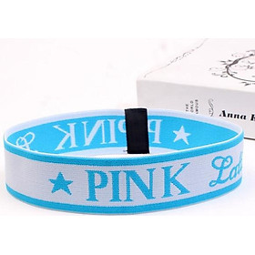 Băng Đô Thể Thao Chữ Pink Latte