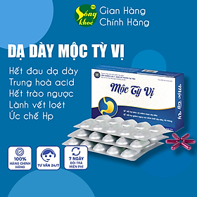 Dạ Dày Mộc Tỳ Vị hỗ trợ giảm trào ngược bao tử, đầy hơi, loét đau dạ dày 1 hộp 30 viên