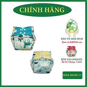 Tã vải BabyCute ban Đêm Siêu chống tràn - Mua 2 bộ tã size S (3-9kg) - Tặng 1 bỉm Cotton size 1 (5-10kg) - Giao mẫu ngẫu nhiên