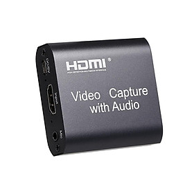HD Video Capture Card with Audio HD to USB2.0 Capture Card 4K Input 1080P Output Support Live Streaming Game Video