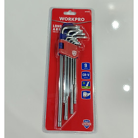Mua Bộ lục giác bông 9 cây loại dài thép hợp kim CR-V Workpro WP222003