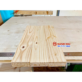 Mua  MS100  Tấm gỗ thông dày 1cm x mặt rộng 10cm x dài 50cm + láng mịn 4 mặt