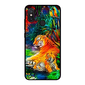 Ốp lưng cho Xiaomi Mi 8 hổ 205 - Hàng chính hãng