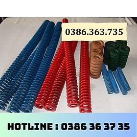 Lò xo khuôn nén, lò xo nén Tiêu Chuẩn Mỹ Khuôn Màu Xanh Mùa Dây Dẹt 6 8 10 12 16 19 20 22 30Mm