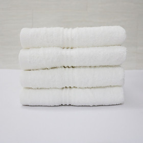 Combo 5 khăn quấn tóc, khăn mặt SPA Nam Phong - 34x80 cm - màu trắng