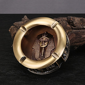 Gạt tàn thuốc đơn giản sang trọng biểu tượng họa tiết Ai Cập cổ đại đẹp lạ GTT98