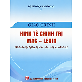 Sách - Giáo trình Kinh tế chính trị Mác - Lênin Bìa mới 2026 (Dành cho bậc đại học hệ không chuyên lý luận chính trị)