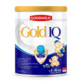 Sữa Bột Gold IQ Dành Cho Trẻ 6 Tháng Đến 36 Tháng Lon 850g