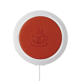 Cup Mat USB Electrical Heating Pad Coasters  5V 1.5A Orange