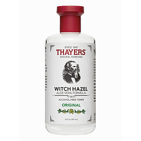 Nước hoa hồng THAYERS Alcohol-Free Original Witch Hazel Toner 355ml (Không cồn - Dành cho mọi loại da)