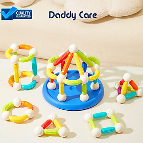 Bộ xếp hình nam châm, đồ chơi lắp ghép cho bé Mideer Rainbow Magnetic Building Stick