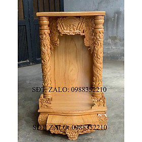 Mua Bàn thờ ông địa gỗ xoan đào chạm tinh xảo  giá xưởng