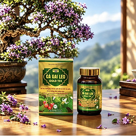 Viên uống giải độc gan Cà gai leo gold tex, lọ 50 viên