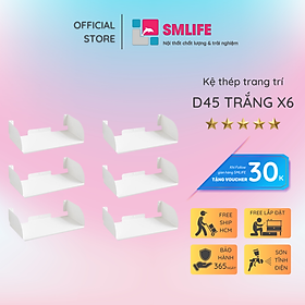 Kệ trang trí treo tường chữ D45 (set 6)