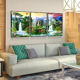 Tranh Treo Tường Phong Thủy Sơn Thủy Hữu Tình
